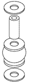 Motor Shock Mount Assembly - 3 per package